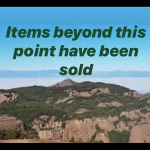 🛑 Items below this post are sold 🛑